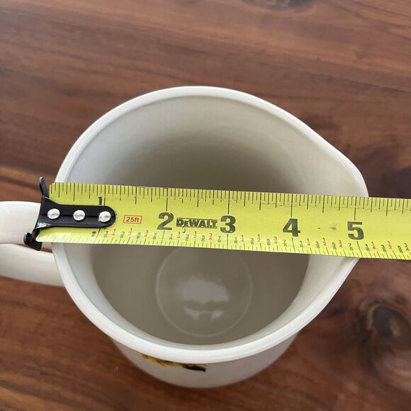 Thomson Pottery Sunflower 64 oz Pitcher - Picture 9 of 9